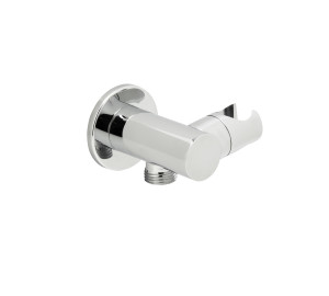 Orientable cylindrical shower holder with 1/2